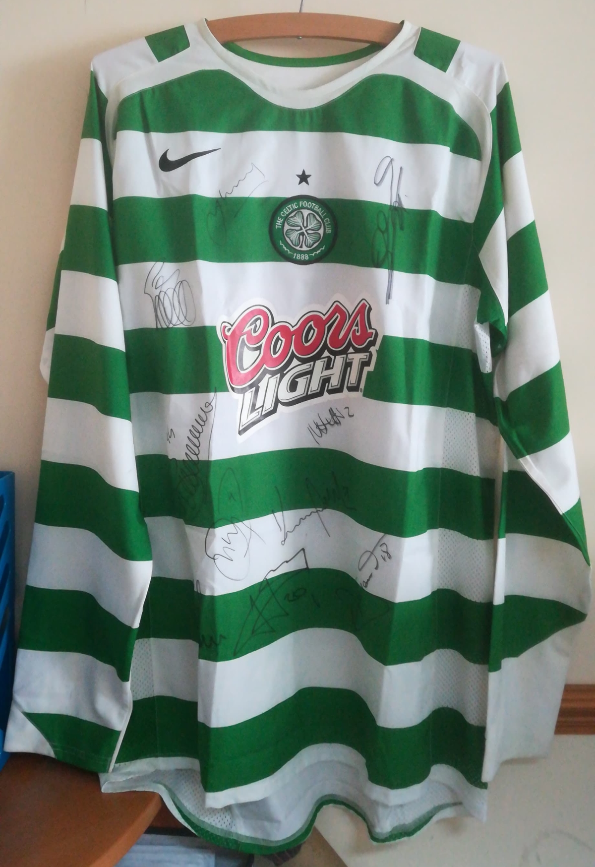 Alan Thompson's Celtic vs Chivas of Guadalajara Matchworn Shirt - Front