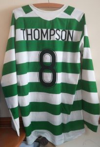 Alan Thompson's Celtic vs Chivas of Guadalajara Matchworn Shirt - Rear